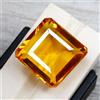 Gravity Gems Gemma Sciolta Naturale Citrino Giallo Asscher Brazilian AGL 130 Ct