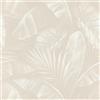 Rasch home style 286595 - Carta da parati in carta beige con grandi foglie di palma in bianco, 10,05 m x 0,53 m