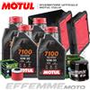 Motul + Hiflo + Ngk Tagliando HONDA Africa Twin 1000 Dct 2016-2019 (4 7100 10W30 + Filtri Hiflo)