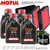 Motul + Hiflo Tagliando HONDA Africa Twin 1000 2016 2017 2018 2019 (7100 10W30 + Filtri Hiflo)