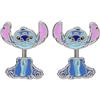 Disney Lilo & Stitch Stitch Unisex Orecchino con perno colore argento Metallo
