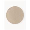Westwing Collection Tappeto rotondo in lana tessuto a mano Zayne - Beige