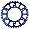 SCAR Corona Ergal Compatibile con YAMAHA YZ YZF WRF YZFX 125 250 450 99-26 FANTIC XX XXF XE XEF 21-26 - Blu - 52 denti