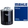 MAHLE Filtro carburante KL313 | Compatibile con: CHRYSLER 300C, 300C Touring, JEEP COMMANDER, GRAND CHEROKEE III, MERCEDES-BENZ A-CLASS