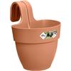 Elho Vibia Campana Easy Hanger Small Fioriera da Balcone - Terra