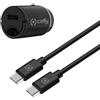 USB-C CAR CHARGER 20W+USBCUSBC CABL