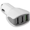 3USB-A CAR CHARGER 22W WHITE