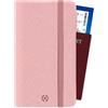 VENERE PASSPORT FOLDER BLUSH PINK