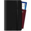 VENERE PASSPORT FOLDER BLACK