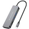 ADATTATORE HUB USB-C 3.1 6 IN 1