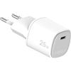 USB-C WALL CHARGER GAN 25W WHITE