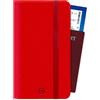 VENERE PASSPORT FOLDER RED