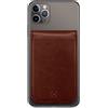 DUOMO MAGNETIC CARD HOLDER BROWN