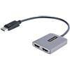ADATTATORE DP A 2 HDMI MST HUB