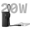 BATTERY BANK USB-C 5K CABLE BLACK