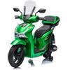 Moto Elettrica per Bambini Honda SH125 Verniciato 12V con Licenza Ufficiale -Verde