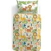 Caleffi Copripiumino Con Federe In Cotone Tropical Piazza E Mezza Caleffi Kids Ragazza Caleffi