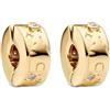 WEIMU Ciondoli in argento Sterling 925 dorato, per braccialetti, ciondoli, distanziatori, m, Argento sterling, Zirconie sintetico