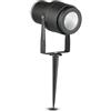 V-TAC Faretto LED Cob da Giardino 12W, con Picchetto, Nero Ip65