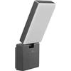 Maclean MCE514 Lampada da parete a LED, illuminazione per esterni ed interni, Rotazione e inclinazione regolabili, 10W, IP65, impermeabile, 700lm, 4000K bianco neutro (Grigio)