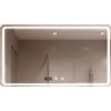 MAGIC SELECT Specchio da Bagno con Luce. Specchio Rettangolare LED da Parete, 3 Tonalità di Colore, Dimmerabile, Anti-Appannamento, con Orologio e Temperatura. Ideale pe Bagno o Toeletta (Orizzontale - 80x60cm)