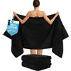 Hammetex Teli da Sauna Set da 2 80x200 cm - Teli da Bagno Extra Grandi - 100% Cotone Spugna, 500 GSM - Certificato OEKO-TEX - Morbidi, Assorbenti - con Asola