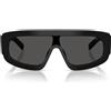 Prada Occhiali da Sole PRD10S 16K08Z Nero/Grigio Scuro Uomo 24/124/145