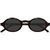 Saint Laurent Occhiali da Sole SL M161/K 002 Marrone/Grigio Unisex 51/22/145