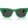 Ray-Ban Occhiali da Sole RB4940 683487 Wayfarer Puffer X ASAP Rocky Verde/Ultra Black Unisex 50/23/150