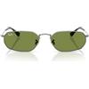 Ray-Ban Occhiali da Sole RB3947 004/4E Gunmetal/Verde Unisex 57/18/145