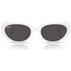 Ray-Ban Occhiali da Sole RB4457D 677287 Bianco/Grigio Unisex 55/19/145