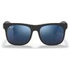 Ray-Ban Occhiali da Sole RJ9069S 702855 Junior Justin Nero/Blu Bambini 48/16/130