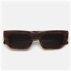 RetroSuperFuture Occhiali da Sole Ra Havana Striata OGU Havana/Marrone Unisex 52/21/145