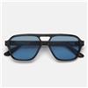 RetroSuperFuture Occhiali da Sole Maneval Black Cat 0JT Nero/Blu Unisex 56/15/145