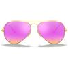 Ray-Ban Occhiali da Sole RB3025 112/1Q Aviator Gradient Oro/Flash Ciclamino Unisex Polarizzati 58/14/135