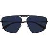 Balenciaga Occhiali da Sole BB0246SA 005 Grigio/Blu Uomo 61/15/145