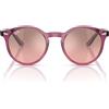 Ray-Ban Occhiali da Sole RJ9064S 71867E Viola Trasparente/Rosa Sfumato Bambini 44/19/130