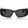 Prada Occhiali da Sole PRD03SD 16K08Z Nero/Grigio Scuro Donna 51/20/145