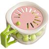 Generisch Colino pieghevole per alimenti, 25 cm, strumento versatile , impilabile per insalata di fragole, , preparazione della cucina, picnic all'aperto, camper