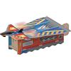EXPLORA SCIENCES EXPLORA - Lanciatore di Aerei - 21 pezzi - Modello 3D STEAM - 540075 - Scienza degli Oggetti - Fai da te - Senza Colla Né Forbici - Gioco di Costruzione - Regalo - Licenza National Geographic - 5 anni