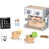 Goki Kaffee & Teestation: 18,7 x 12 x 17,5 cm, Holz, 16 Teile, per Stück