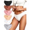 Sth Big Mutande Donna Cotone con Pizzo Elegante Slip Intimo Femminile Morbido e Traspirante Mutandine Donna Moda (XXL)
