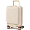 Valigia girevole da trasporto Snoopy 2SNA7Z-01SS bianca 18 in Giappone