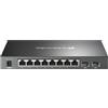 TP-Link JetStream 8-Port Gigabit Smart PoE+ Switch with 2 SFP Slots, Supports 8 Gigabit PoE Ports, 58W Budget, Fanless (TL-SG2210P)