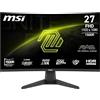 msi MAG 276CFA E20 Monitor Gaming 27 FHD Curvo 1500R, Pannello Rapid VA 1920x1080, 200 Hz, 0,5 ms (GtG), HDR Ready, AMD FreeSync Premium, Eye Care,HDMI 2.0b, DP 1.2a, Design Frameless, VESA 100 mm