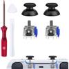 Wigearss Joystick sostitutivo con tecnologia TMR per controller PS5 DualSense; modulo sensore analogico 3D con kit di attrezzi e coperture per levette inclusi (richiede saldatura, confezione da2)