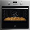 Electrolux KOIGH04TX2 - Forno da Incasso Elettrico Ventilato Multifunzione con Grill Funzione Pizza 72 Litri Inox Classe Energetica A+