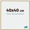 yd. Your Decoration - Cornice 40x40 cm - Faggio Chiaro - Cornice Decorativa Parete in Plastica con Vetro in acryl - Antiriflesso - 40x40 Cornice - Evry
