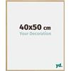 yd. Your Decoration - Cornice 40x50 cm - Faggio Chiaro - Cornice Decorativa Parete in Plastica con Vetro in acryl - Antiriflesso - 40x50 Cornice - Evry