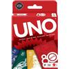 TOYS ONE Mattel Games JGK30 UNO 80° Anniversario versione speciale Rosso Rubino